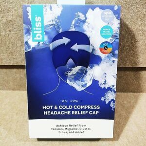 Bliss Hot & Cold Compress Headache Relief Cap -B